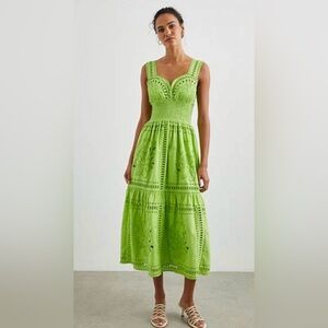 Rails Fawn Lime Green Midi Dress